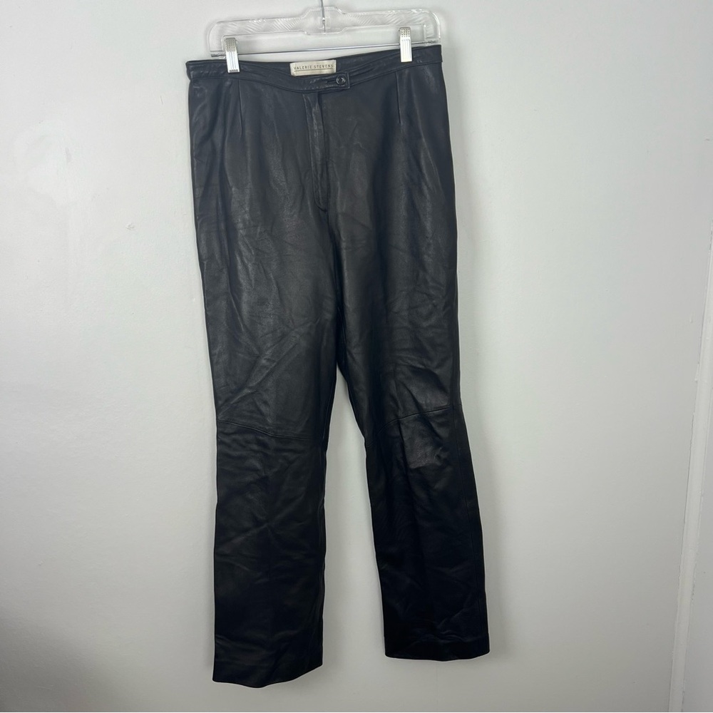 Valerie Stevens Vintage 100% Leather Pants